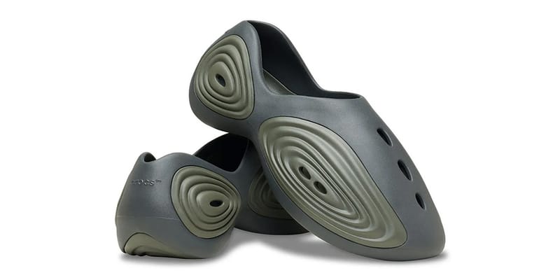 Crocs Ripple “Graphite/Dusty Olive” Official Images | Hypebeast
