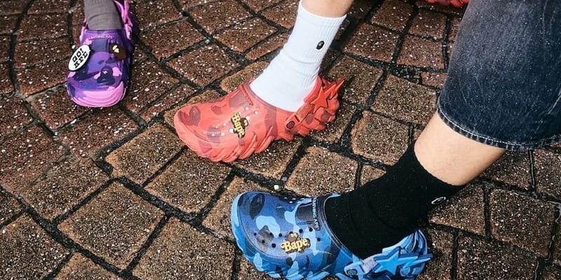 BAPE and Crocs Reunite for a Rugged Echo RO Clog Pack | Hypebeast