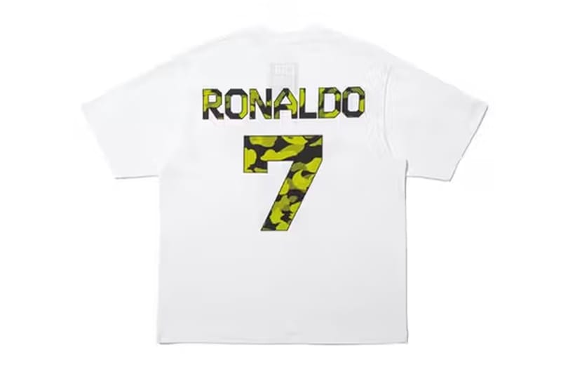BAPE Cristiano Ronaldo's CR7 Unveil Summer Baby Milo T-Shirts