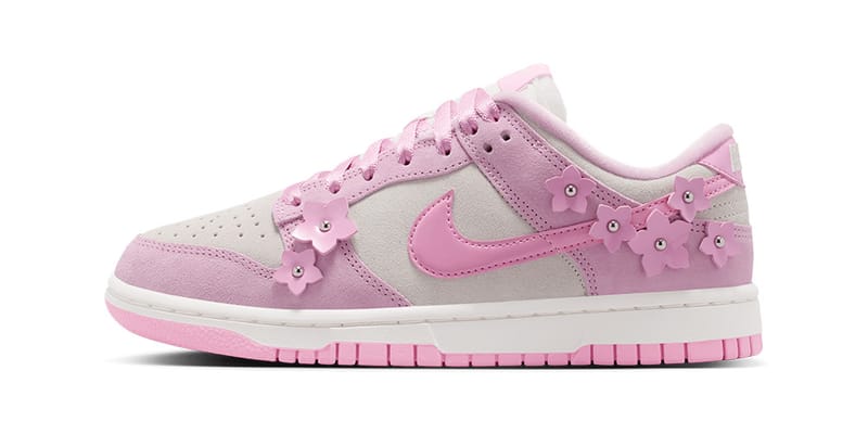 Nike Dunk Low “Pink Flowers” Official Images | Hypebeast