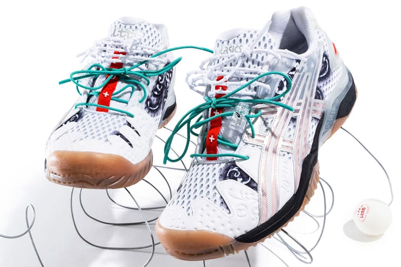 asics トスマシン 二輪式 電動 Little Tokyo Table Tennis x ASICS GEL-RESOLUTION 5 | Hypebeast