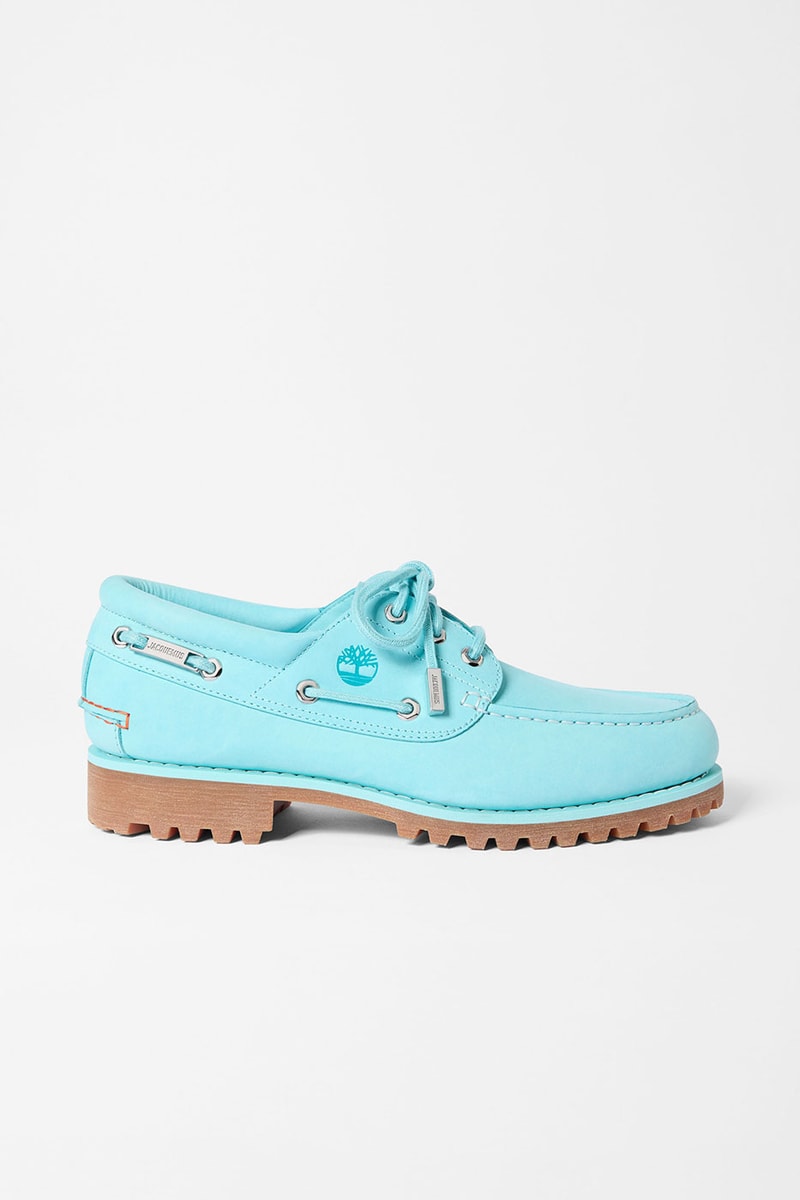 Jacquemus와 Timberland, ‘라군 블루’ Authentic Boat Shoe 공개 이미지 2