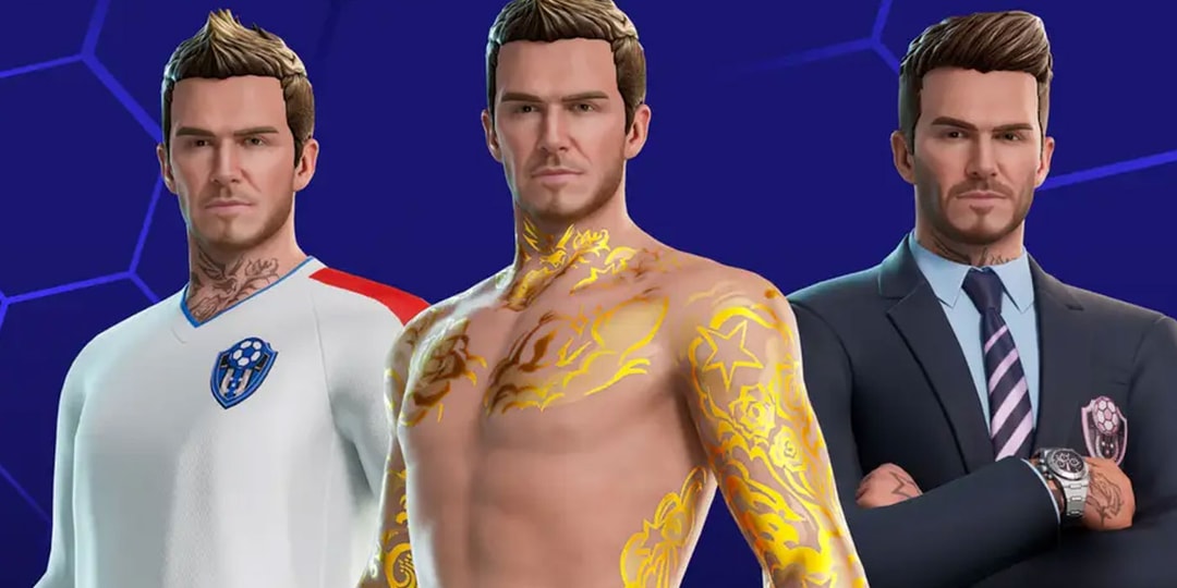 Epic Games Welcomes David Beckham to the 'Fortnite' Icon Series With ...