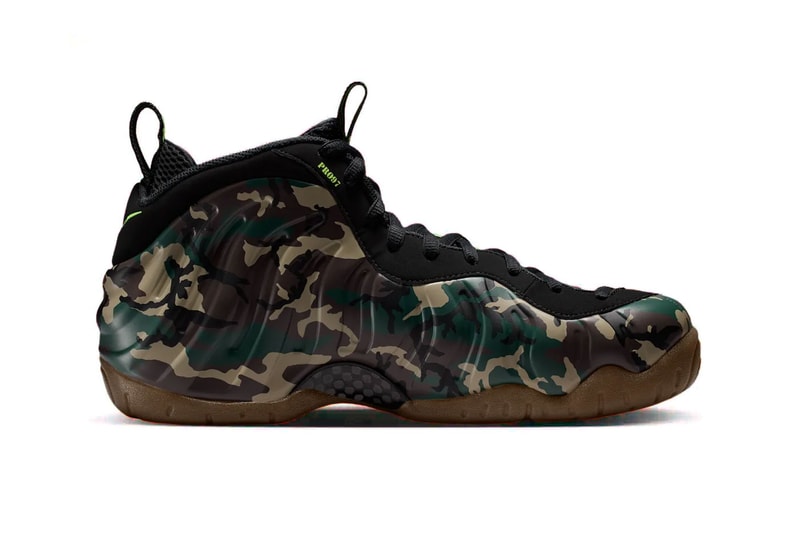 Nike Air Foamposite Pro "Green Camo" 공식 이미지 및 출시 정보 이미지 2