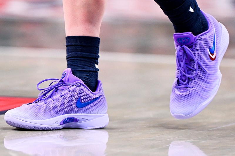 케이틀린 클락, 코트에서 Nike Caitlin 1 "Purple" 첫 공개 이미지 2