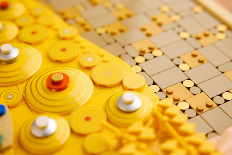 LEGO Art, 4,000피스로 구스타프 클림트 ‘The Kiss’를 골드 메탈릭 브릭으로 재현하다 이미지 6
