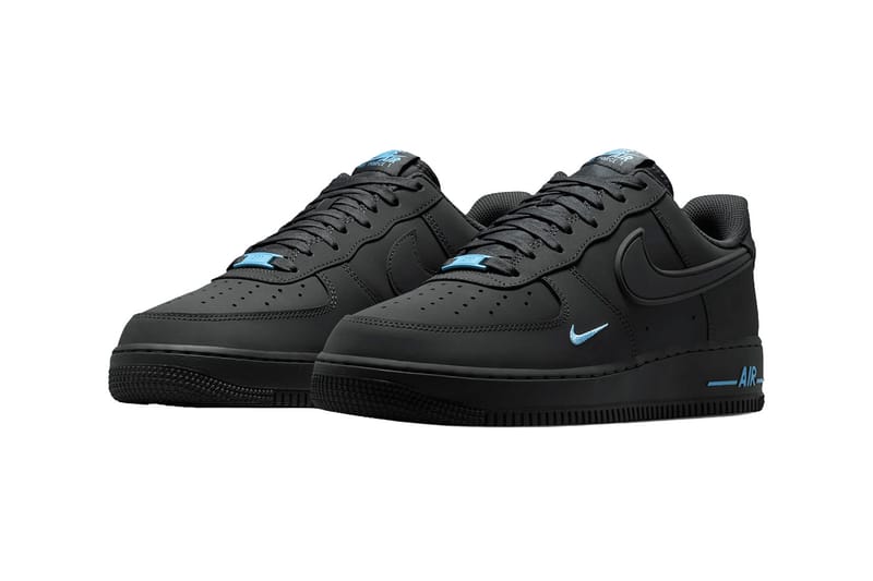 Nike Air Force 1 '07 “Anthracite/Football Blue” Official Images