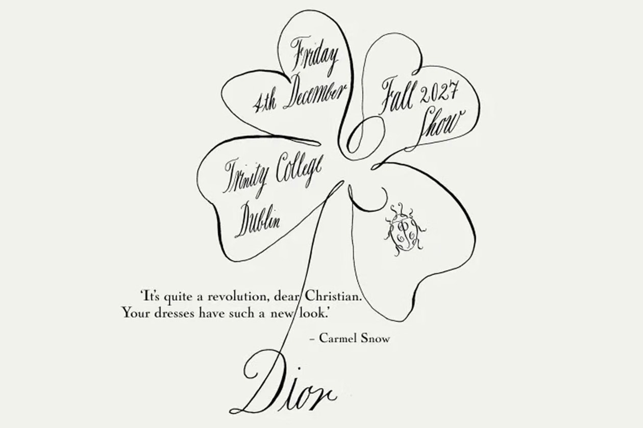 Dior, 더블린서 프리폴 2027 런웨이 개최…SKIMS 런던 스토어 오픈까지 | 이번 주 패션 뉴스 이미지 4