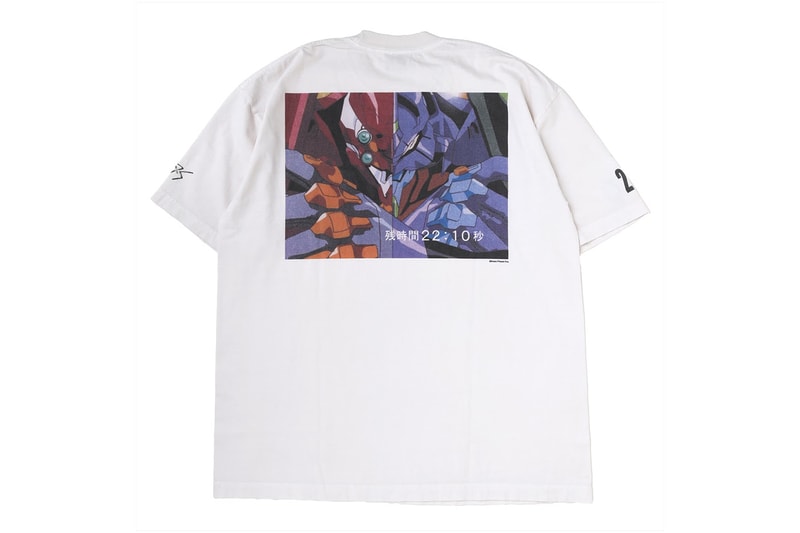 EVANGELION:95, 상징적인 애니메이션 장면 5가지를 1995년 페이크 빈티지 그래픽 티셔츠로 재해석한 FW26 첫 드롭 이미지 6