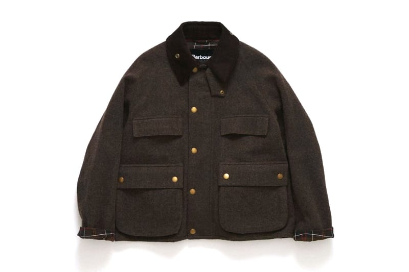 Barbour x JOURNAL STANDARD Wool Cropped Old Bidele Release Info