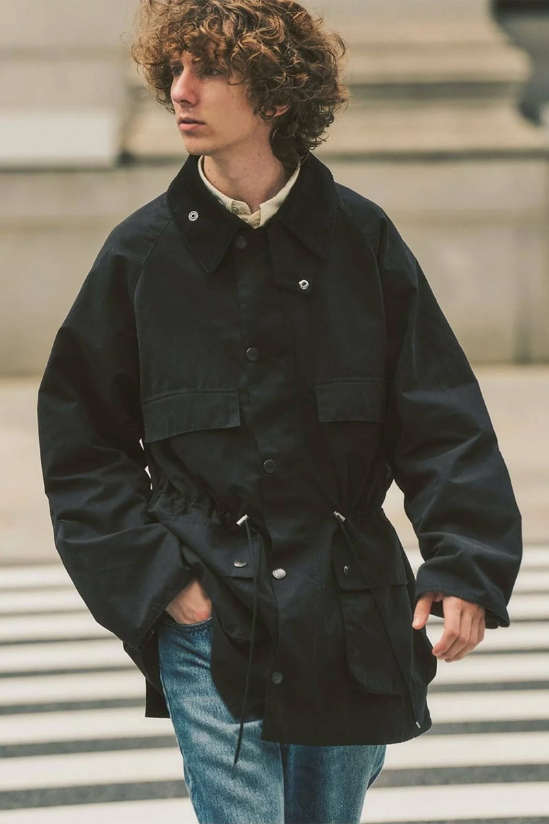 417 EDIFICE와 Barbour, 허리 조절 스핀들 코드 더한 Old Bedale 재해석 이미지 2