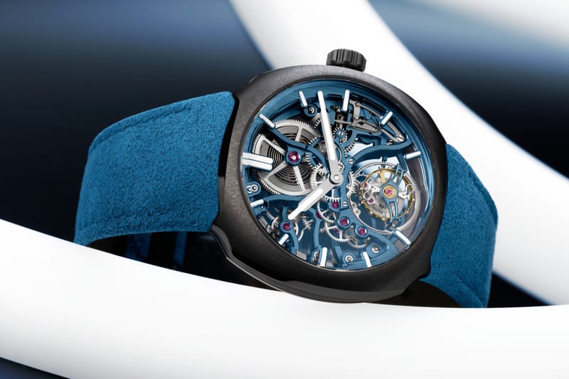H. Moser x Alpine Streamliner Tourbillon Skeleton Ceramic Alpine