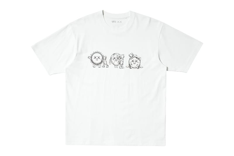 Informações de lançamento da coleção UNIQLO UT KAWS UNIVERSE