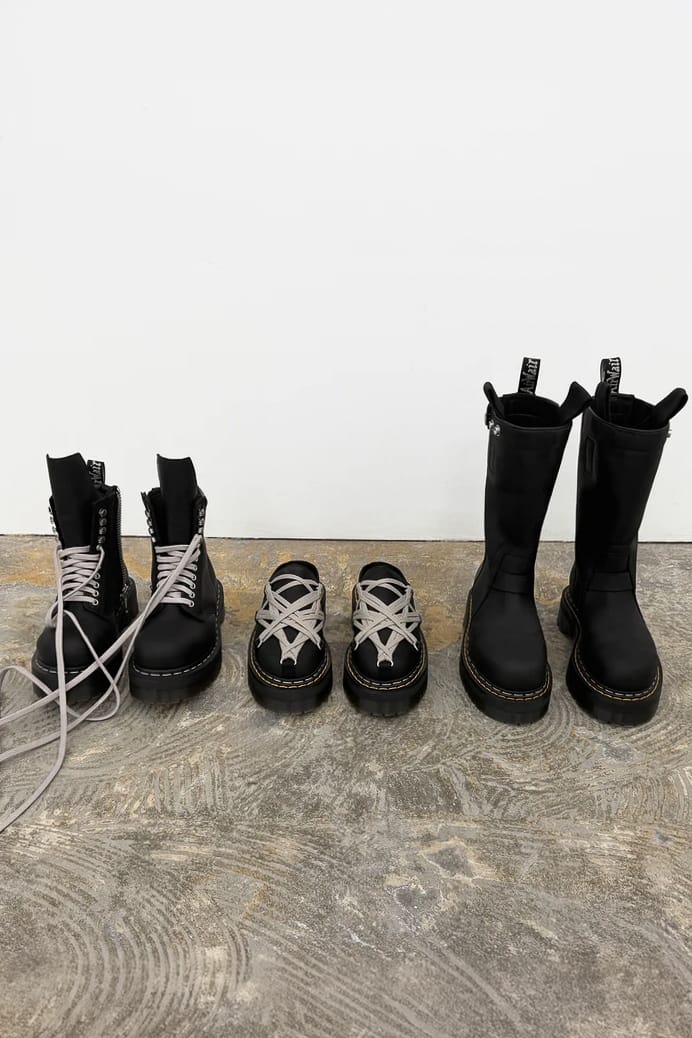 Rick Owens X Dr Martens Quad Sole Collection | Hypebeast
