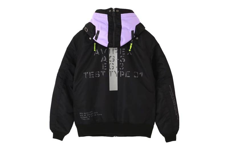 EVANGELION MA-1 REMODEL by AVIREX Jacket Release Info | Hypebeast