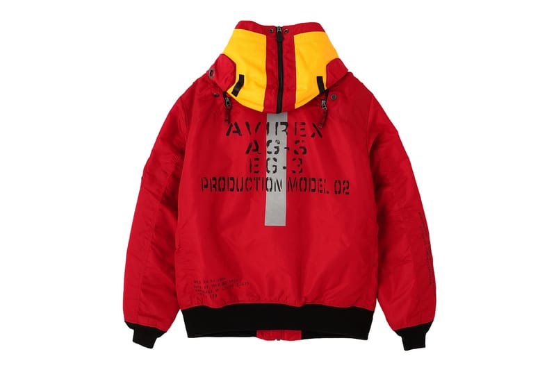 EVANGELION MA-1 REMODEL by AVIREX Jacket Release Info | Hypebeast