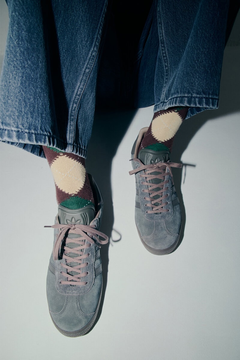 adidas Originals for green label relaxing GAZELLE OG「Charcoal Gray ...