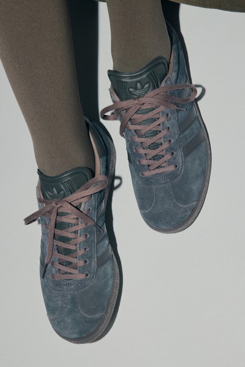 Addius Image adidas Originals for green label relaxing GAZELLE OG「Charcoal Gray ...