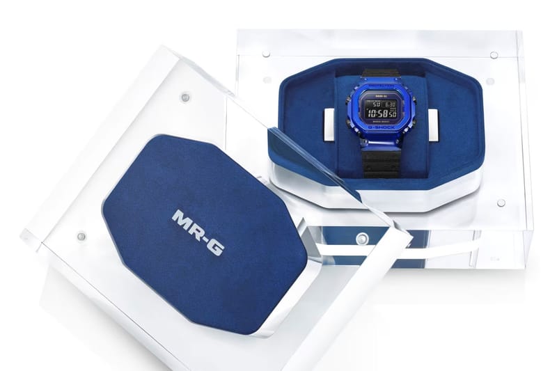 G-Shock $80,000 USD MRG-D5000 Crafted Entirely in Blue Sapphire