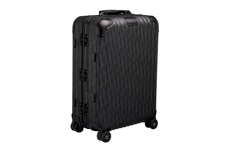 Dior x RIMOWA Gradient Blue, Black Oblique Aluminum Suitcase
