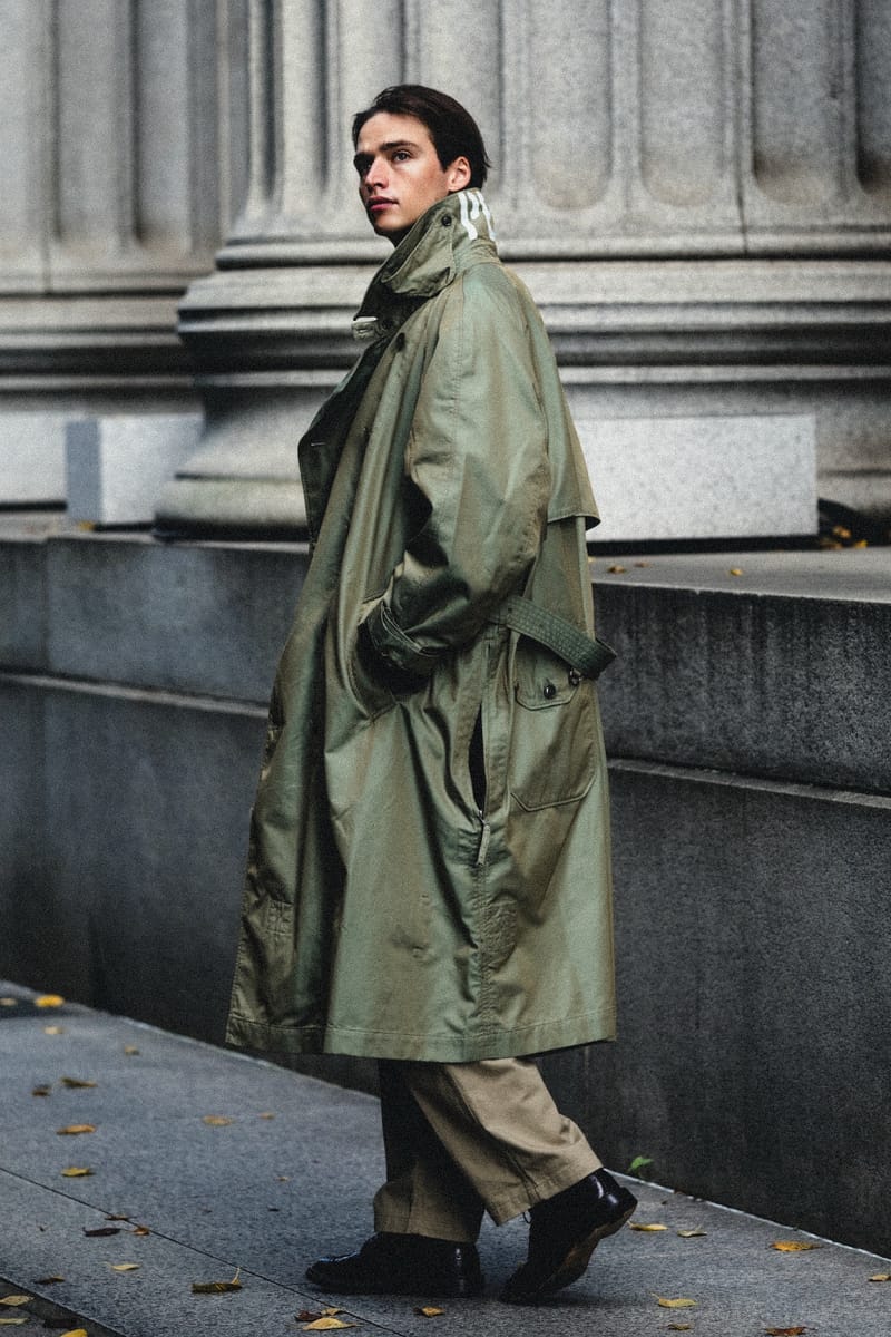 Engineered Garments x BEAMS PLUS PEG Trench Coat Release Info