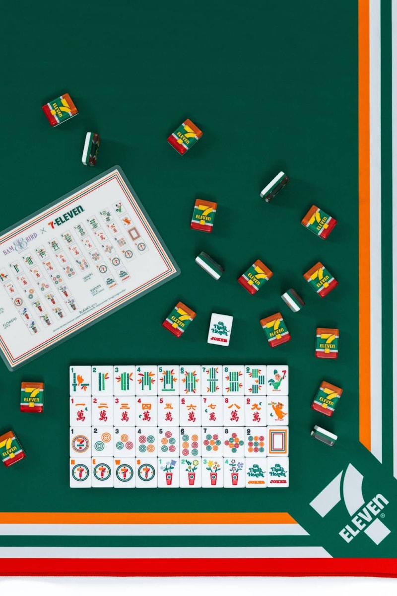 7-Eleven x Bam Bird Boutique 麻将套装发售信息 | Hypebeast