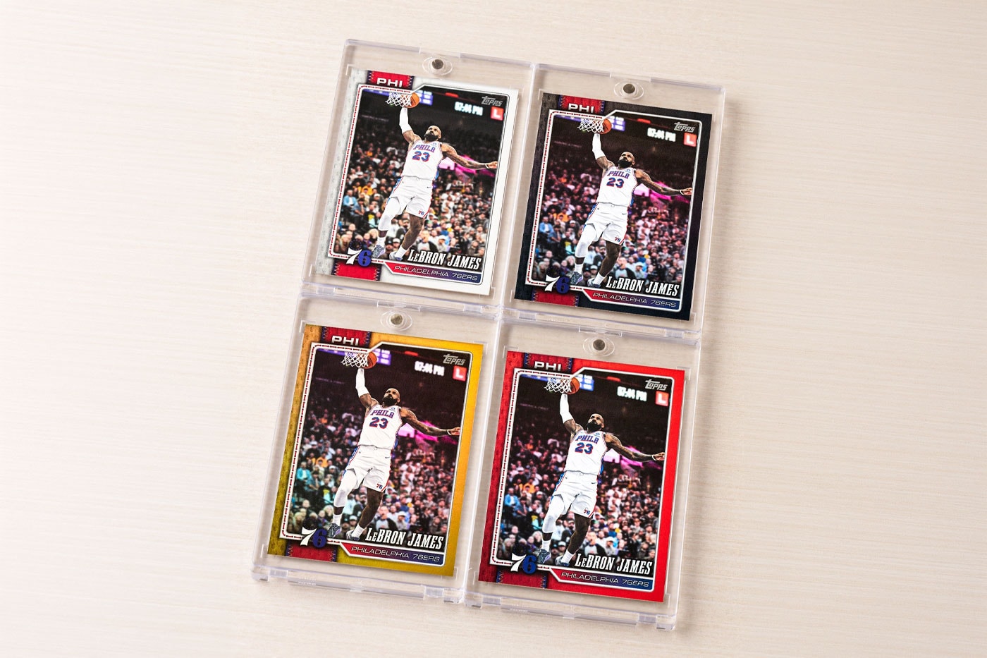 Topps Esconde Cards Ultrarraros de LeBron nos Sixers em Nova Coleção ...