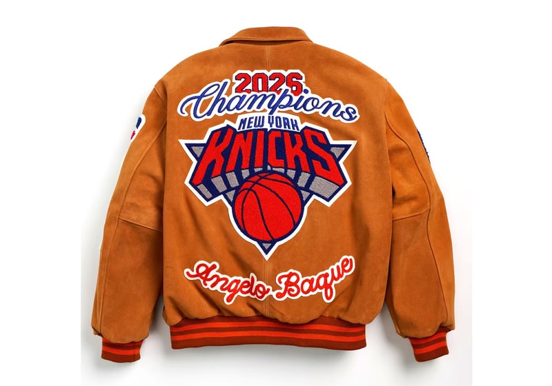Closer Look Angelo Baque Fanatics Knicks Championship Varsity | Hypebeast