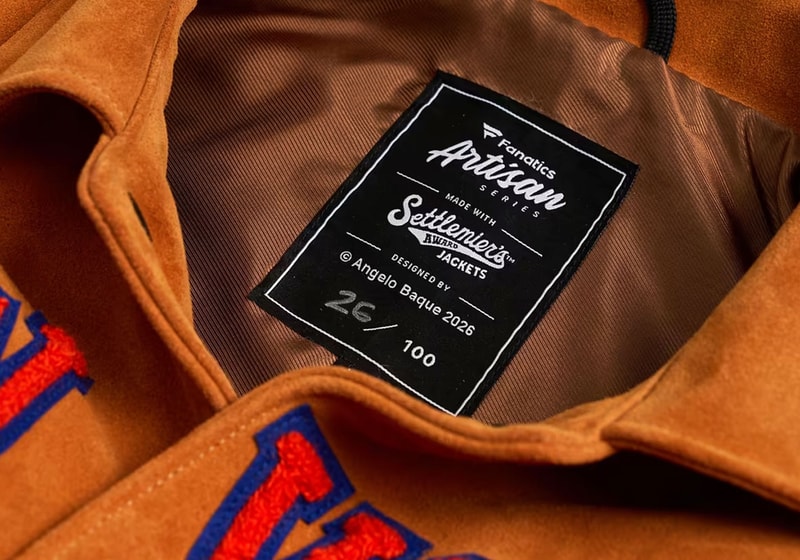 Closer Look Angelo Baque Fanatics Knicks Championship Varsity | Hypebeast