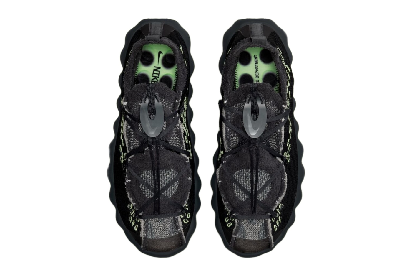 Images officielles de la Nike Mind 002 Flyknit « Black/Dark Smoke Gray ...