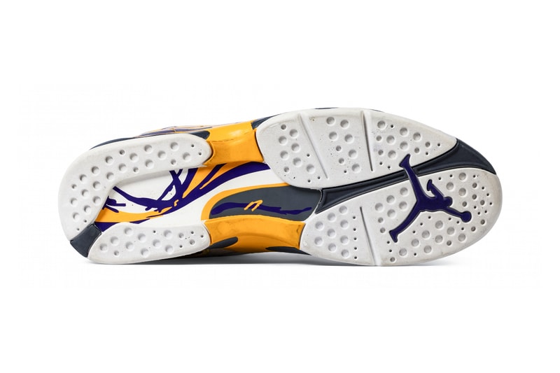 Kobe Bryant's Game-Worn, Dual-Signed Air Jordan 8 Lakers PE Hits the ...
