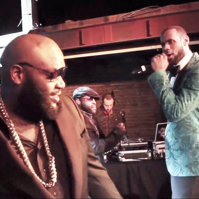 Watch Rick Ross, The Roots and Lebron James Perform 