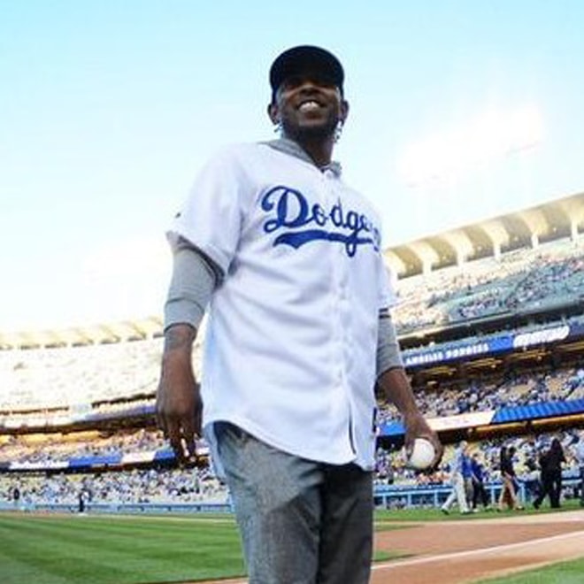 Watch Kendrick Lamar Throw Opening Pitch at Dodger Stadium Hypebeast