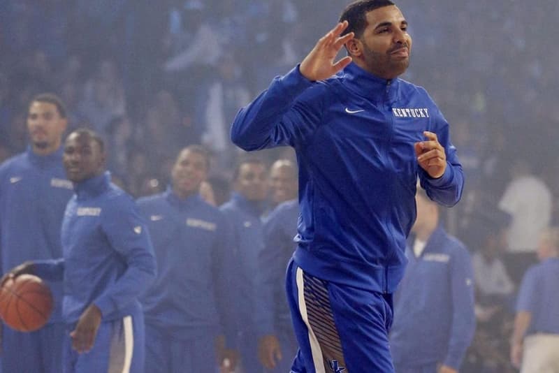 Watch Drake Make a Half Court Shot While Lying Down Hypebeast