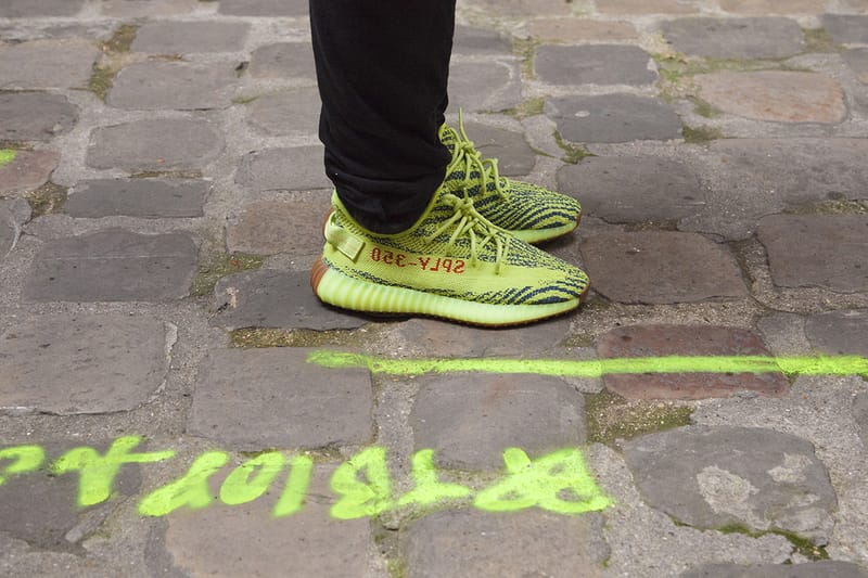 Yeezy 350 jaune fluo store
