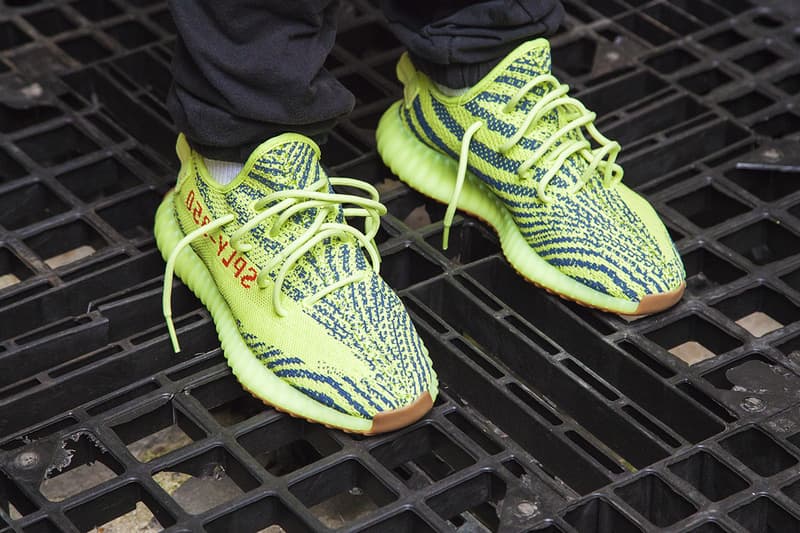 yeezy boost jaune fluo