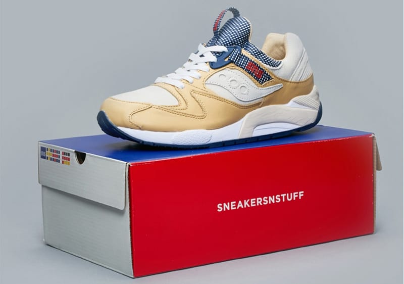 Sneakernstuff Collabore Avec Saucony Sur La Grid 9000 Business