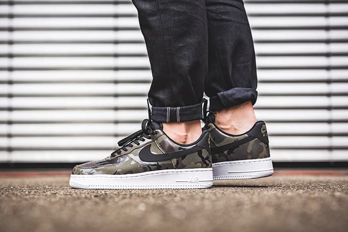 air force 1 camo denim