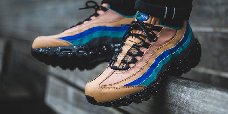 Nike air max 95 premium praline turbo green & grey best sale