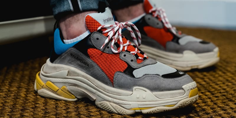 Balenciaga triple s bleu rouge hotsell