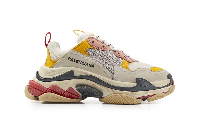 balenciaga triple s homme violet
