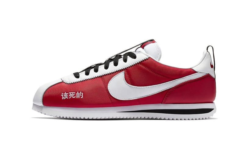 Nike cortez shop rouge et blanche