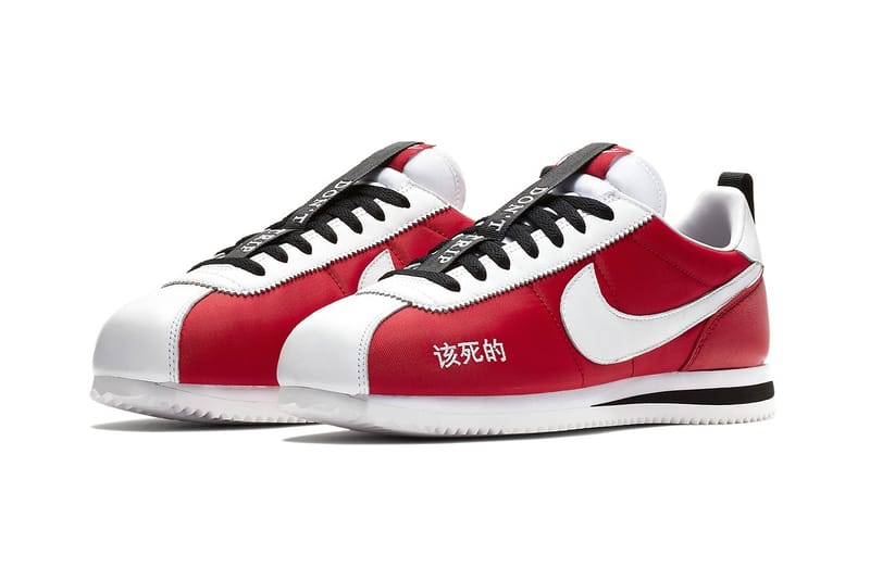 Nike cortez clearance rouge et blanche