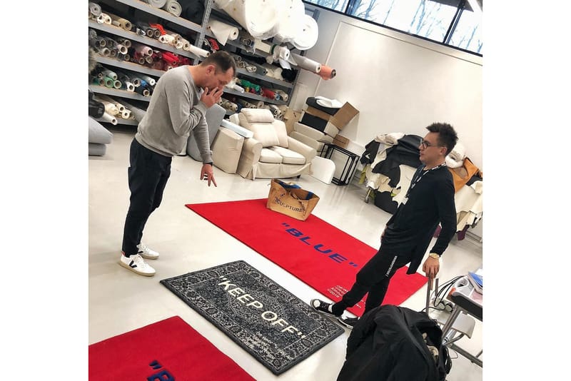 Ikea off white tapis best sale