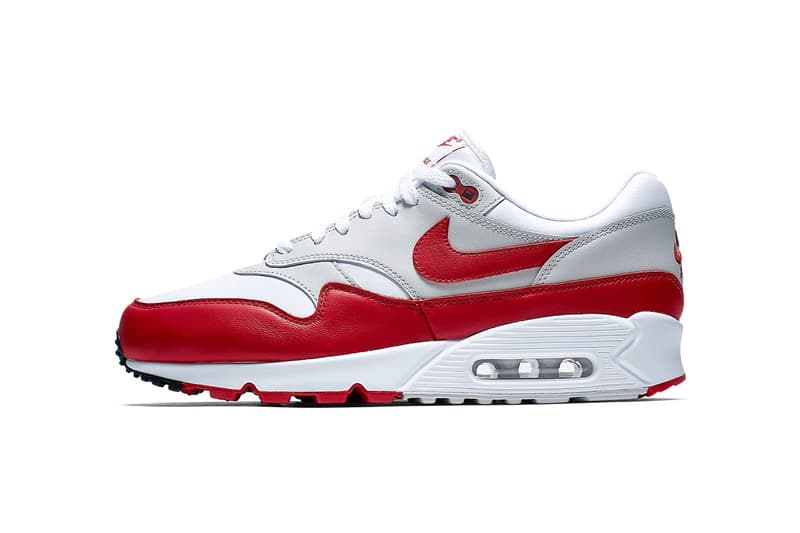 Air Max 1 Blanche Et Rouge