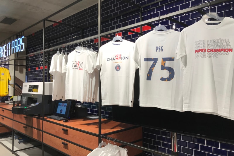 Tee shirt psg personnalisé hot sale