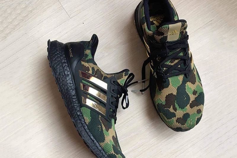 Premier Regard Sur La Nouvelle UltraBOOST BAPE x adidas Hypebeast