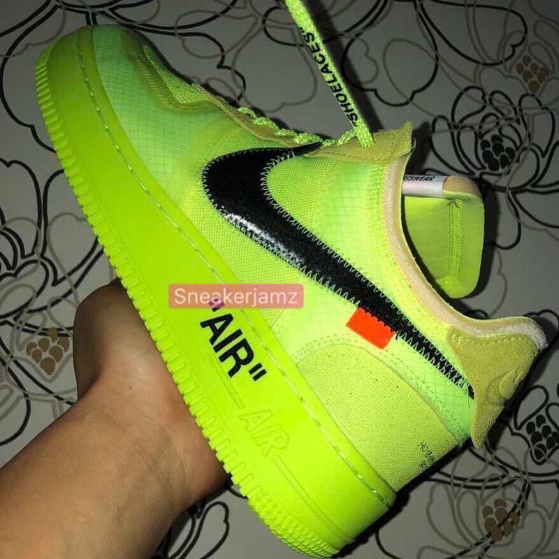 Nike off white jaune fluo new arrivals