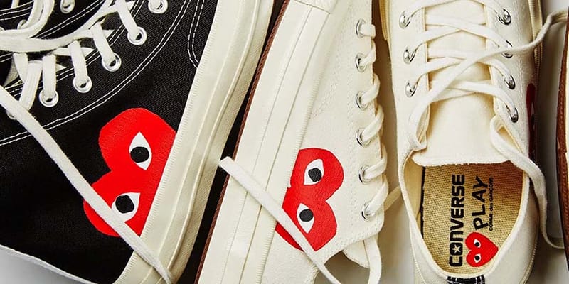 Converse x comme des garçons outlet blanche