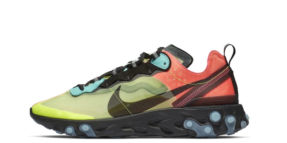 nike react element 87 homme verte